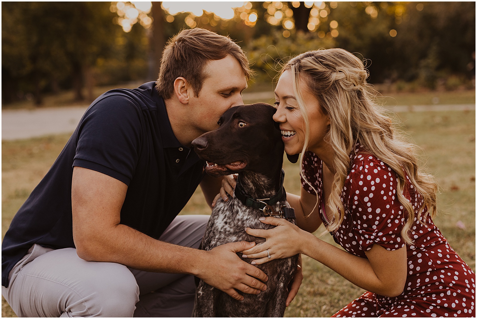 How to Include your Dog in Engagement Photos - abbyrose-photo.com