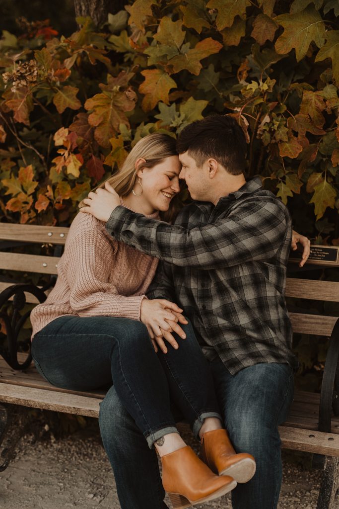Fall Engagement Photos in STL