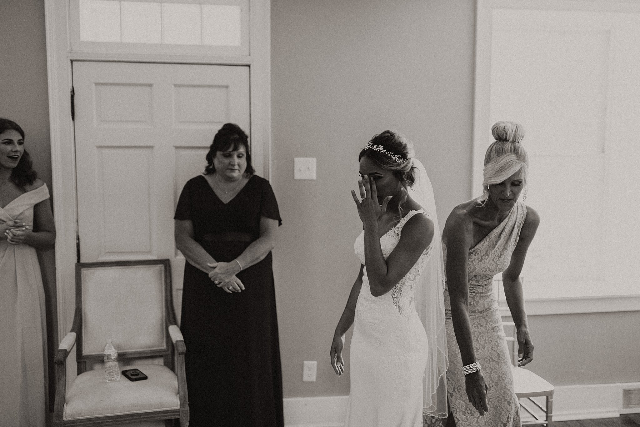 Bridesmaids First Look | St. Louis Wedding