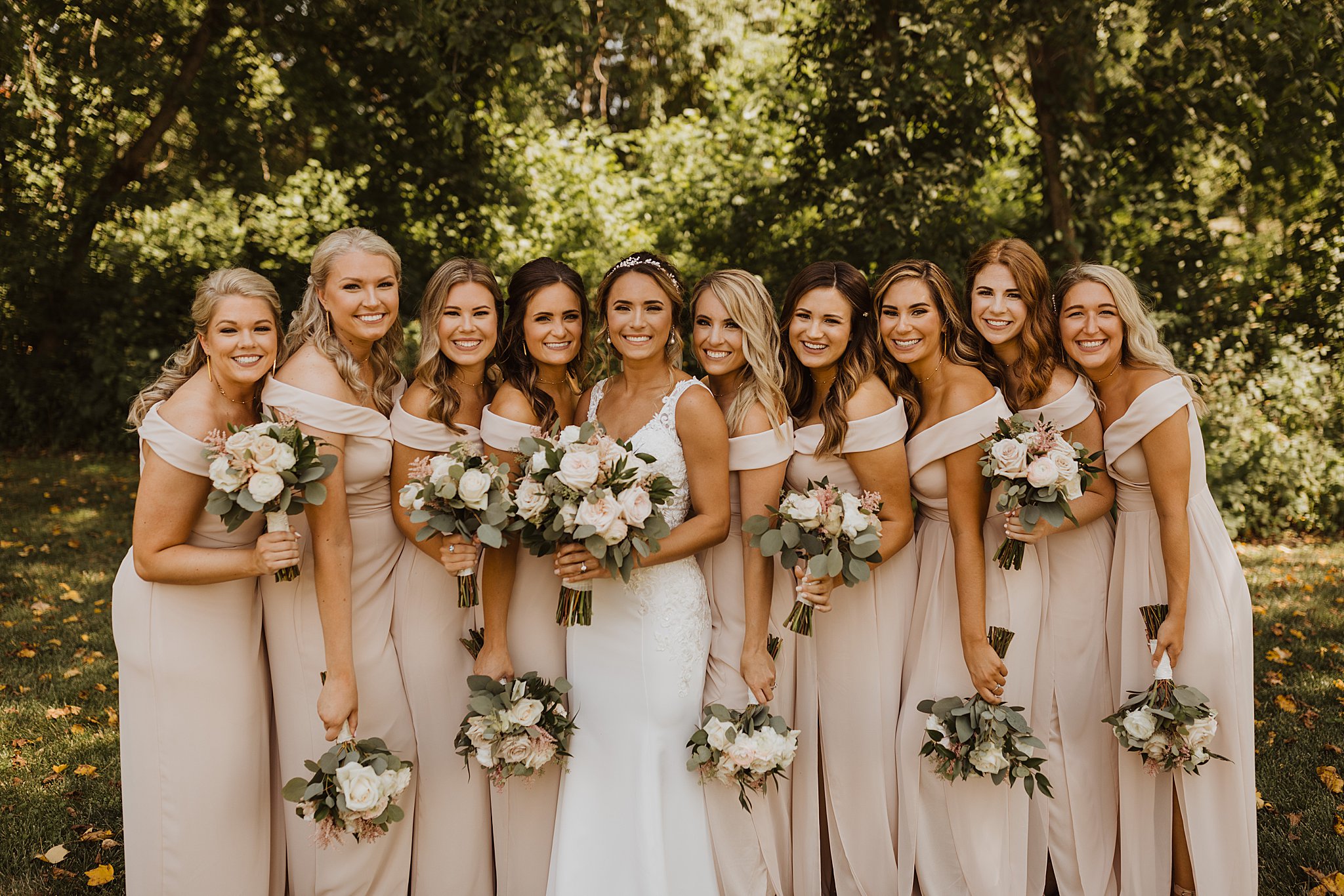 Pink Bridesmaids Dresses | St. Louis Wedding