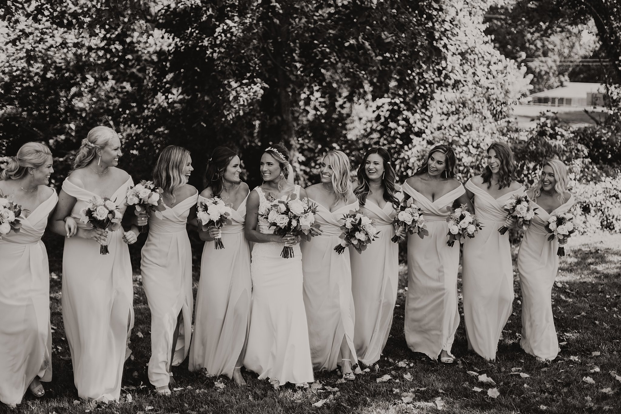 Blush Bridesmaids Dresses | St. Louis Wedding