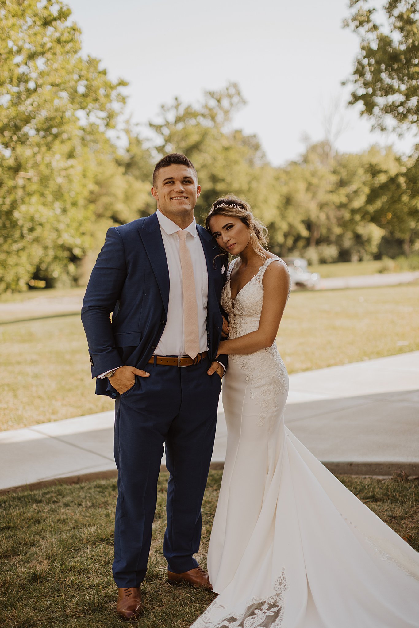 Bride and Groom Photos | Stone House of St Charles