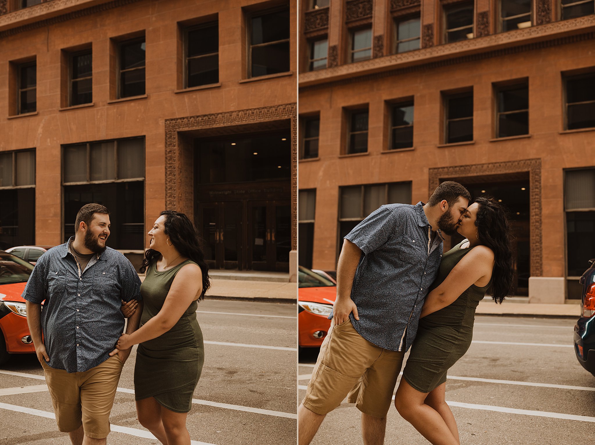 Engagement Pictures by the St. Louis Arch