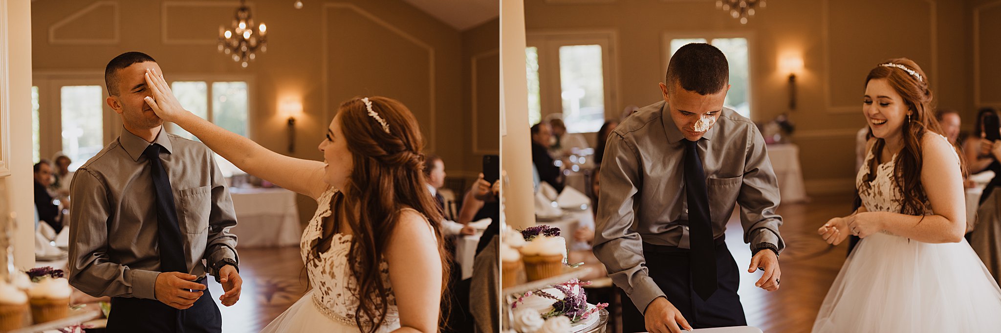 Missouri Winery Wedding | Abby Rose Photography | Cake Cutting