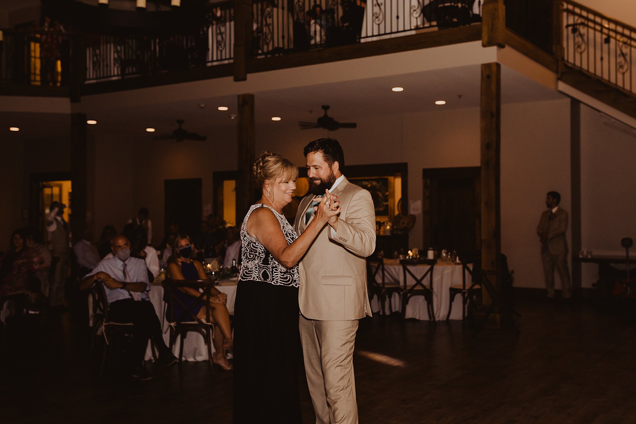 Groom and Mother First Dance on Wedding Day