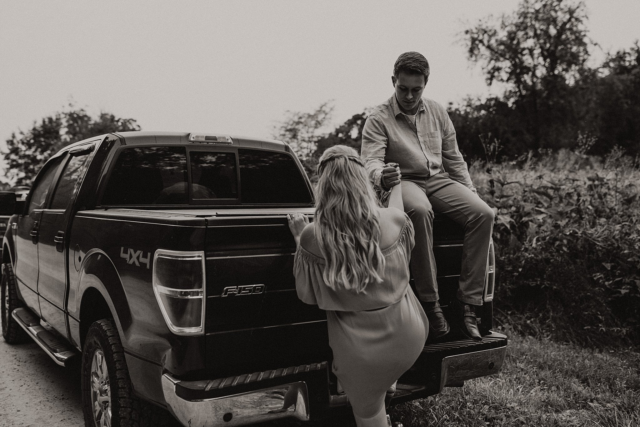Pickup Truck Engagement Pictures