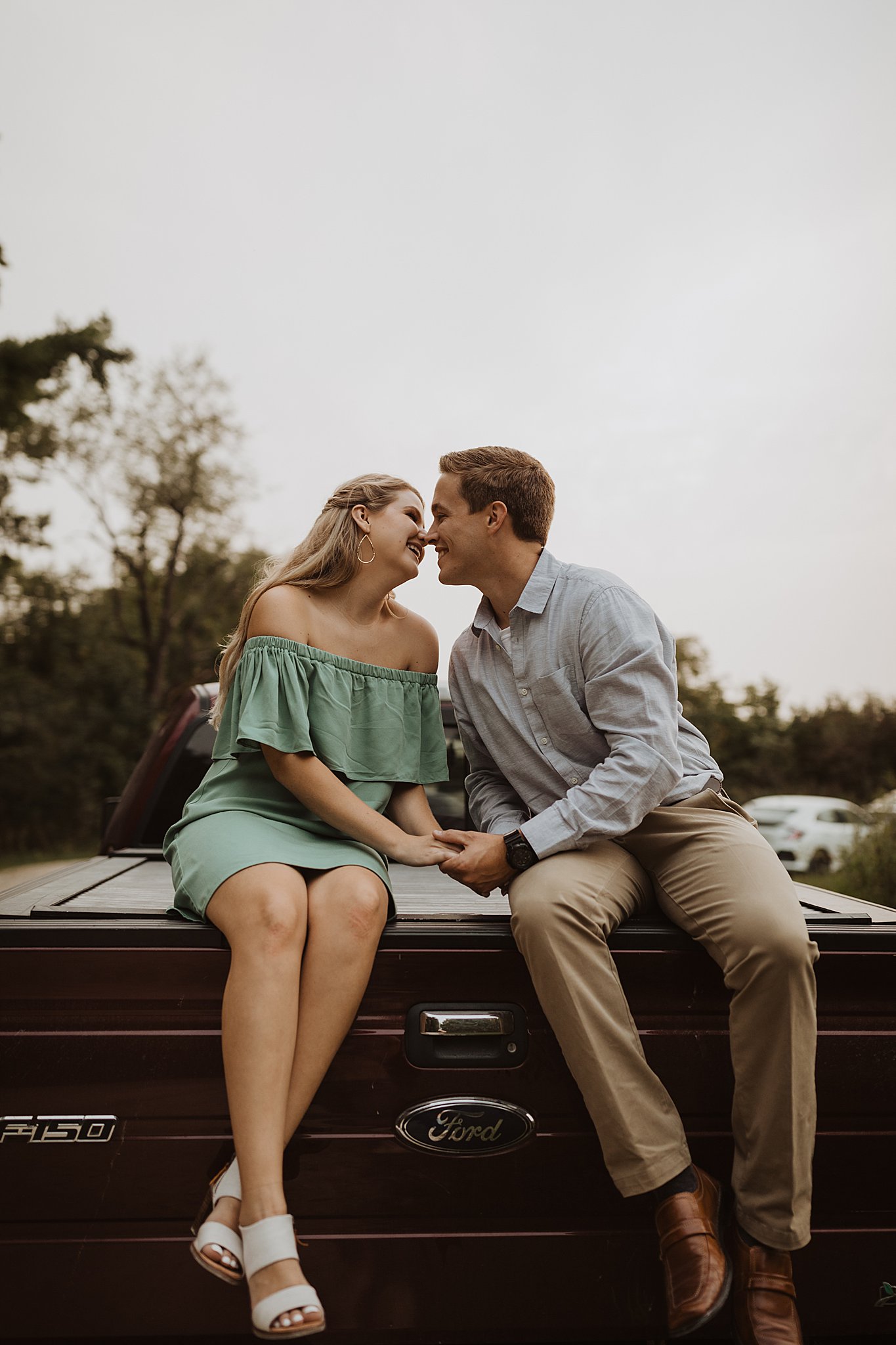 Pickup Truck Engagement Pictures