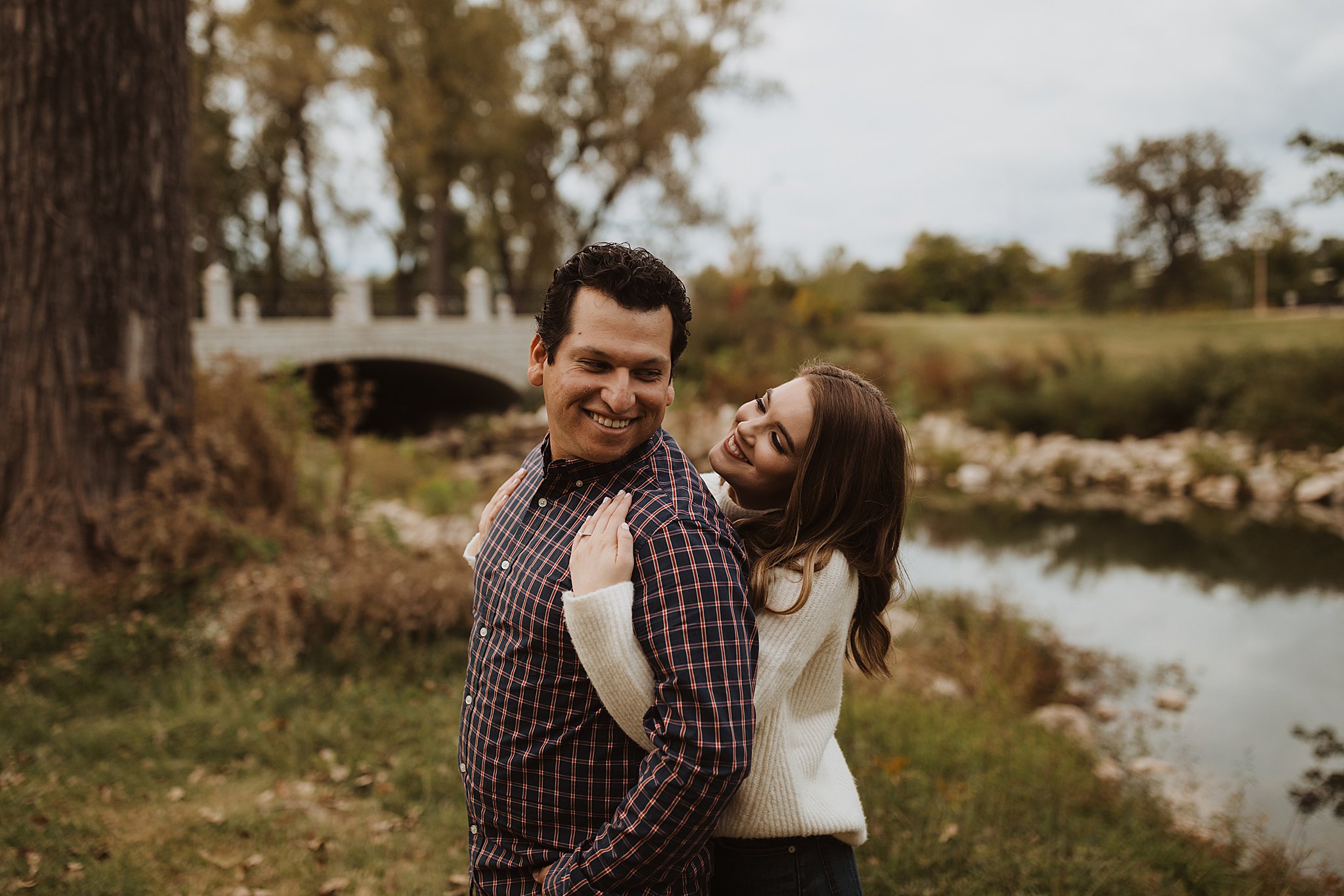 Fall Engagement Photos in Forest Park St. Louis