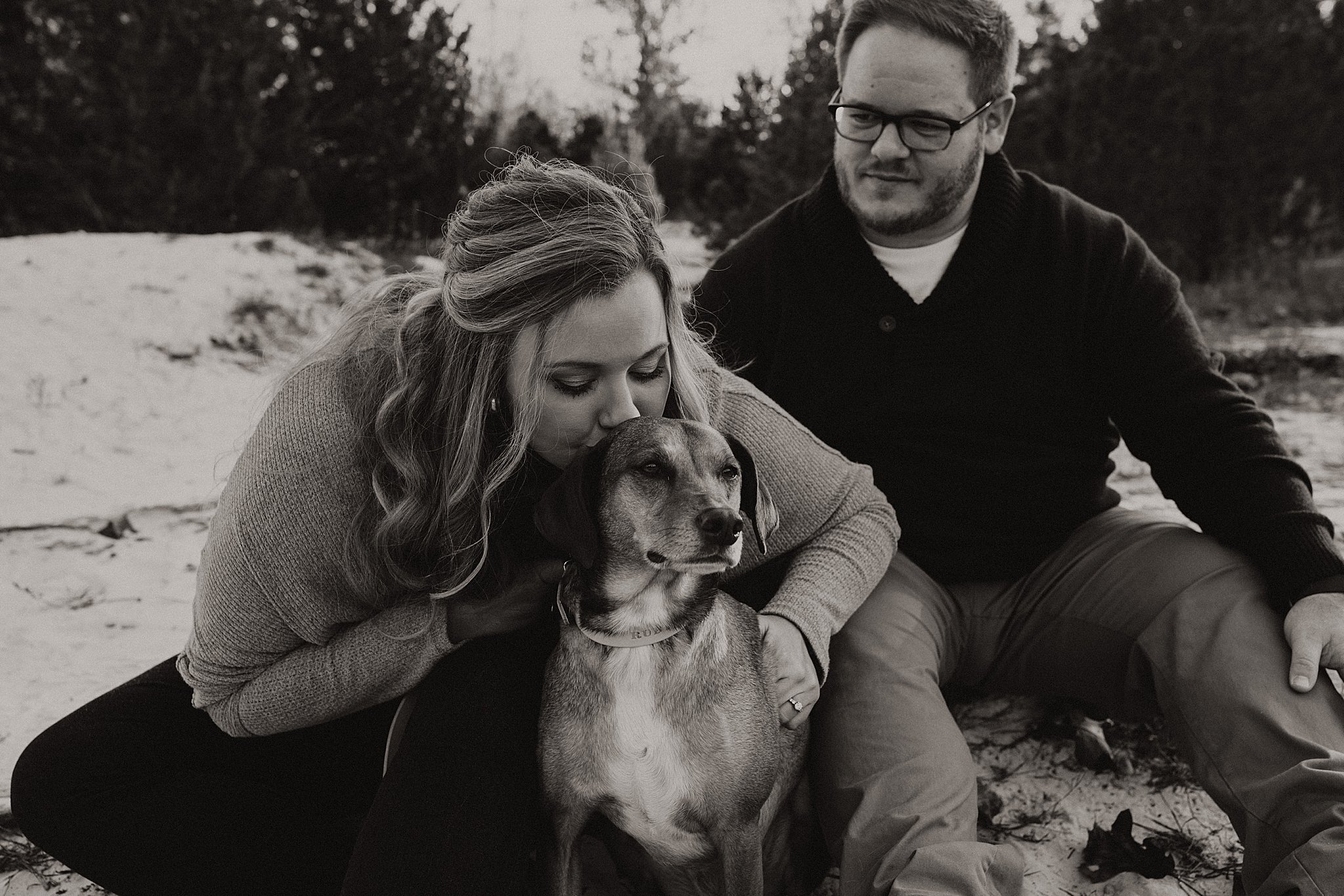 Engagement Pictures with Dog