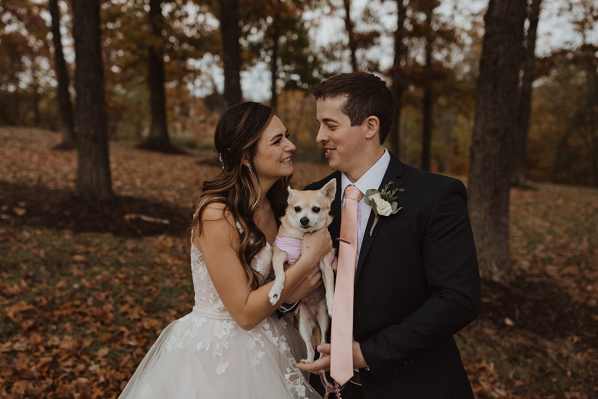 Wedding Pictures with Dog