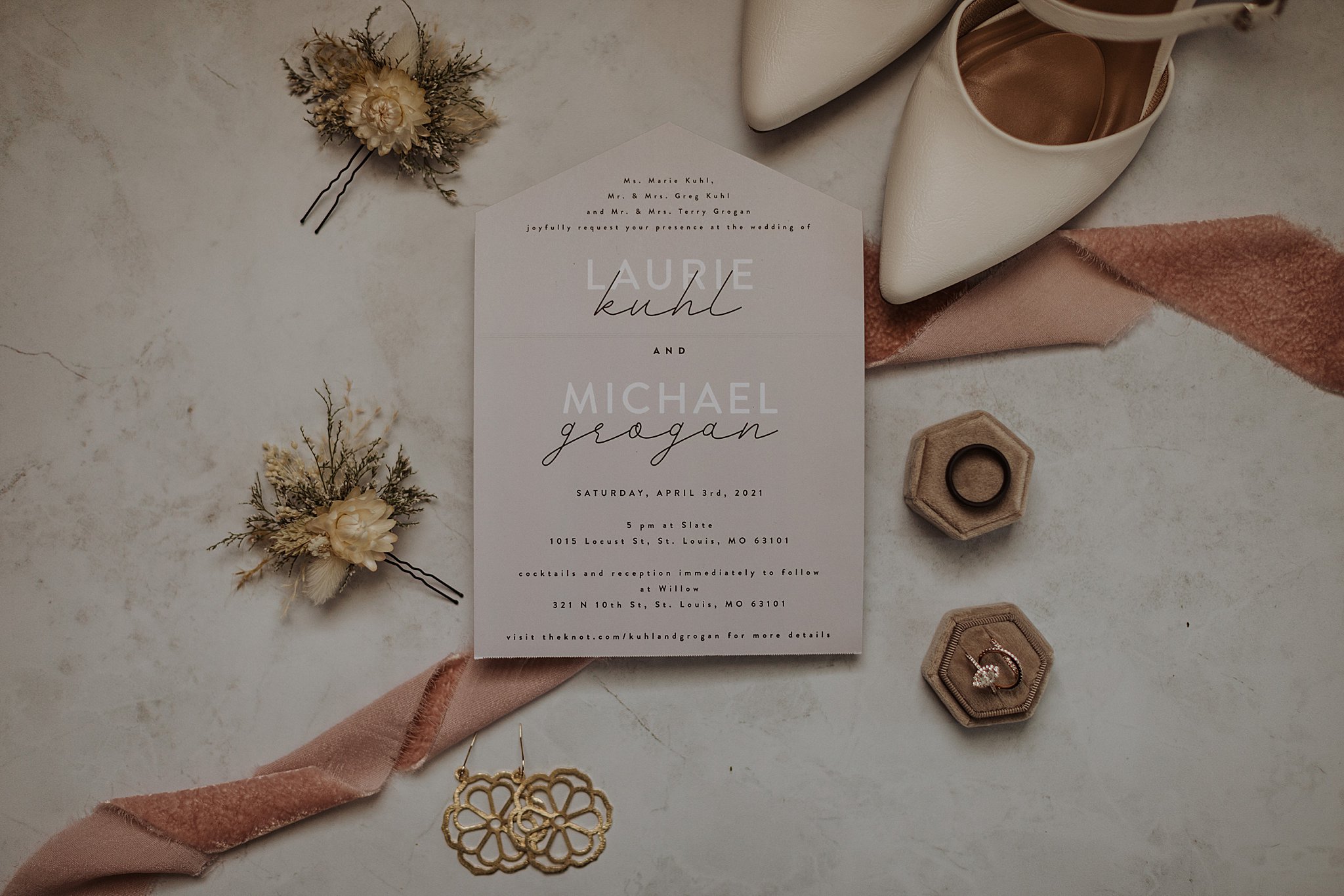 Slate and Willow Wedding STL