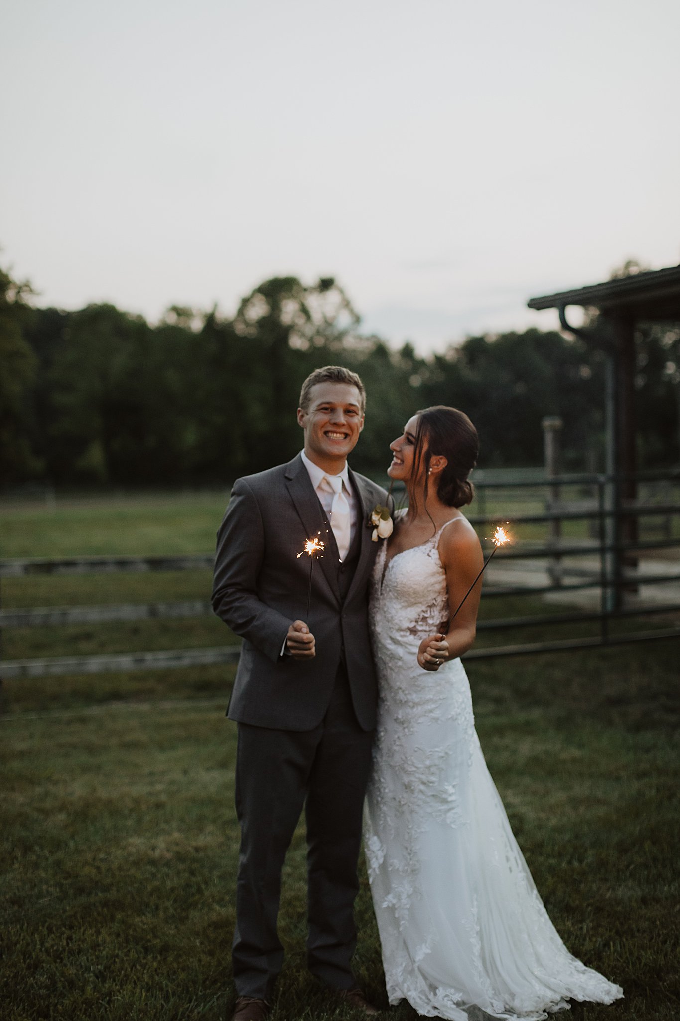 St. Louis Wedding | Sparkler Exit