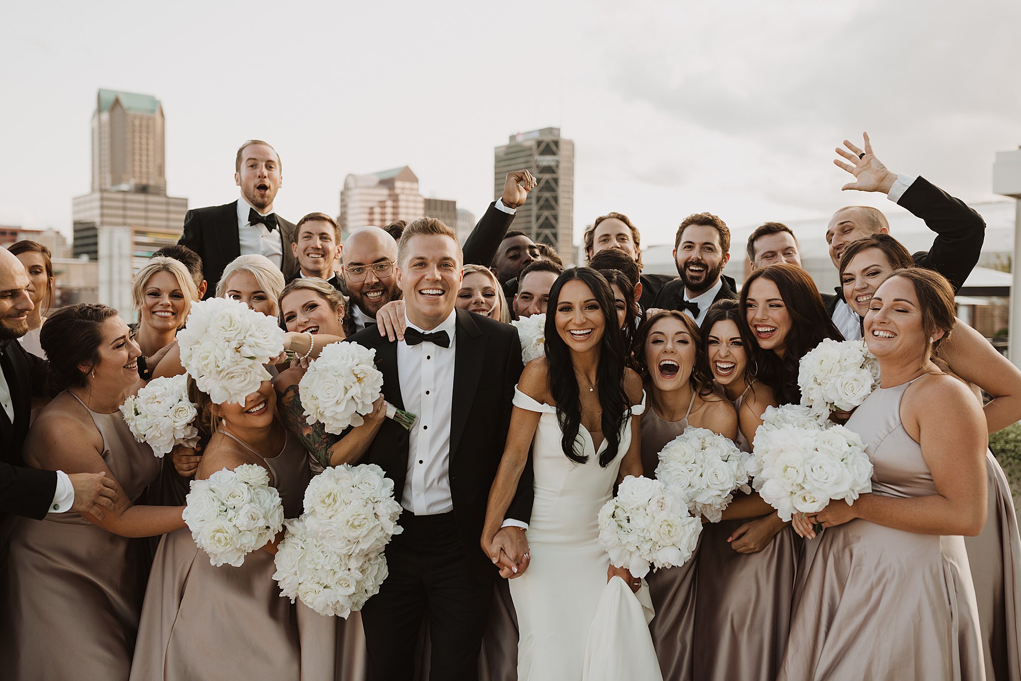 Downtown St. Louis Rooftop Wedding