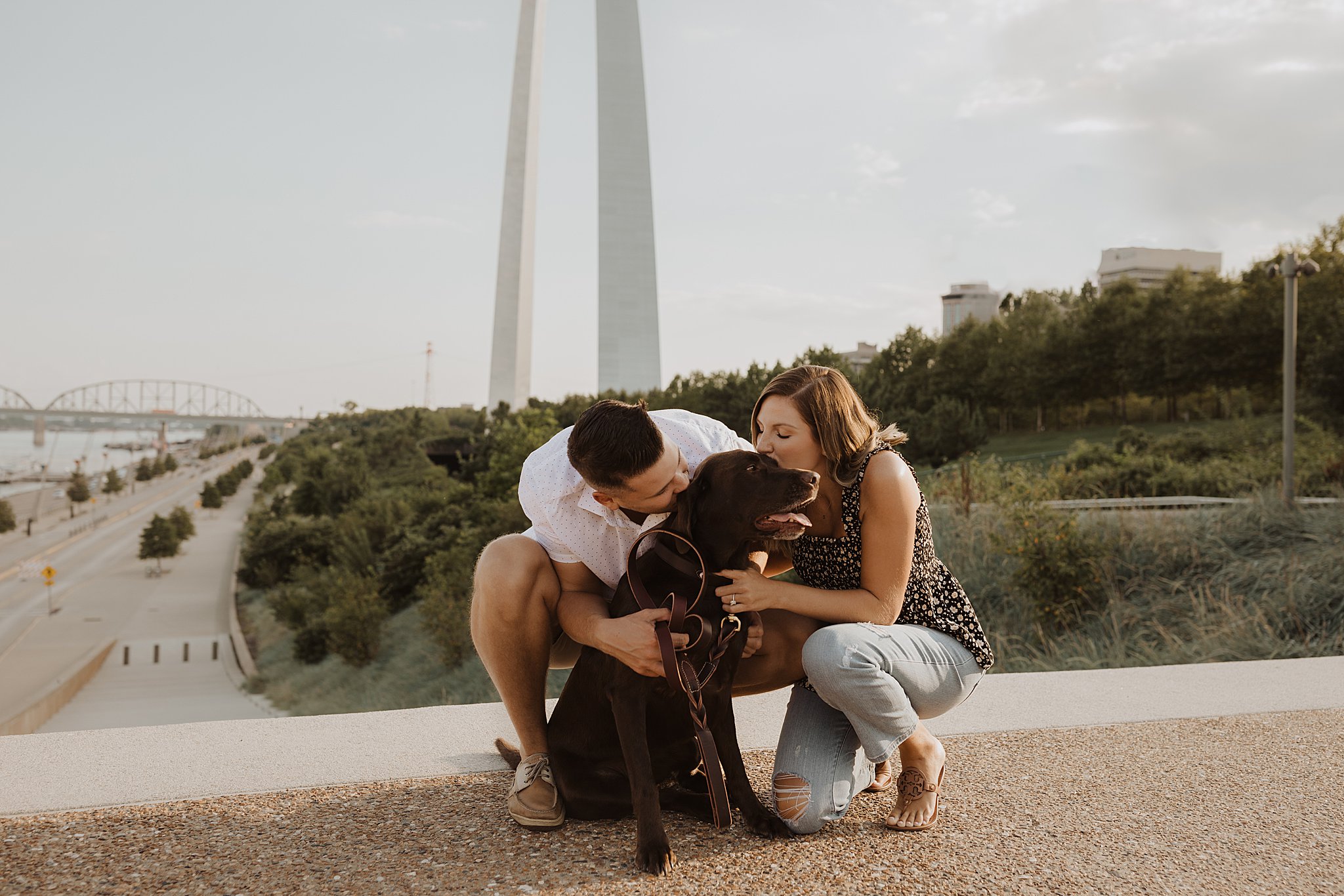 Arch Grounds STL Engagement Pictures