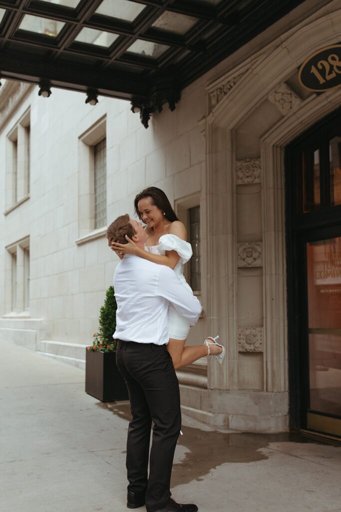 Modern Engagement Photos, Stylish and Chic Engagement Session, Candid Engagement Photos, St. Louis Wedding Photographer, Kansas City Wedding Photographer, Engagement Session Inspiration, Romantic Engagement Photos, Downtown Kansas City Engagement Photos, City Engagement Photos, Cinematic Engagement Pictures, San Diego Wedding Photographer, Santa Barbara Wedding Photographer, STL Wedding Photographer | @abbyrosephoto_