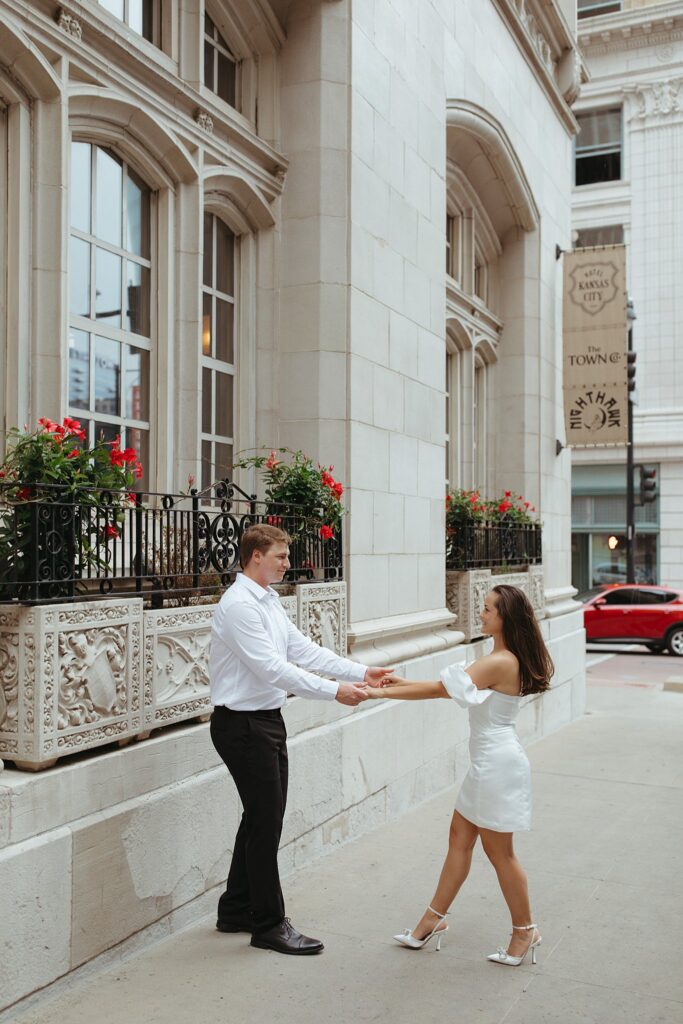 Modern Engagement Photos, Stylish and Chic Engagement Session, Candid Engagement Photos, St. Louis Wedding Photographer, Kansas City Wedding Photographer, Engagement Session Inspiration, Romantic Engagement Photos, Downtown Kansas City Engagement Photos, City Engagement Photos, Cinematic Engagement Pictures, San Diego Wedding Photographer, Santa Barbara Wedding Photographer, STL Wedding Photographer | @abbyrosephoto_