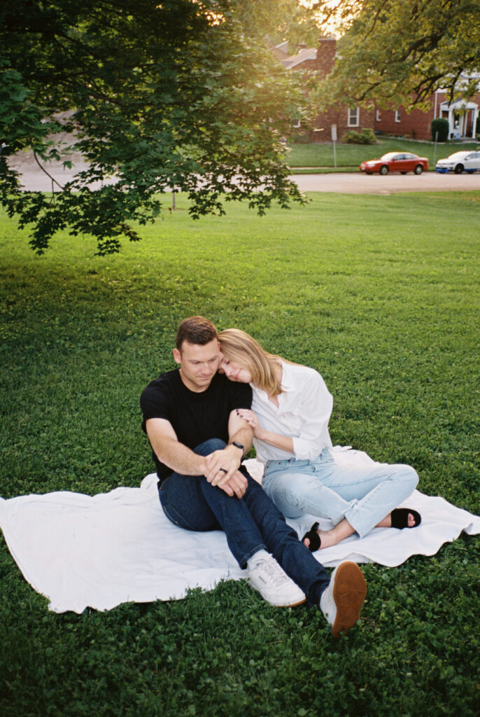 Candid Engagement Photos, Nostalgic Engagement Photos, Date Night Engagement Pictures, St. Louis Engagement Photos, STL Engagement Pictures, STL Wedding Photographer, St. Louis Wedding Photographer, Spring Engagement Photos, Cinematic Engagement Photos, San Diego Wedding Photographer, Santa Barbara Wedding Photographer | @abbyrosephoto_